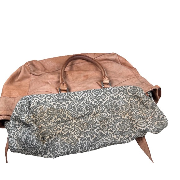 LIEBESKIND Women's Brown Large Leather Shoulder Handbag Bag w Detachable Strap - Picture 2 of 12